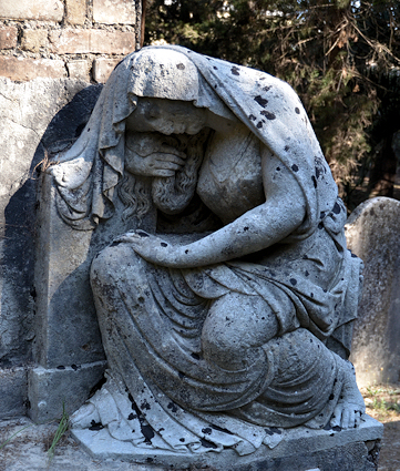 funeral monument on Corfu, Greece